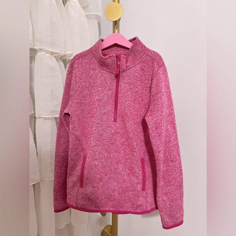 NWOT! Athletic Works Girl’s Active Quarter Zip Pullover